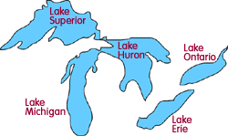 Peta Great Lakes