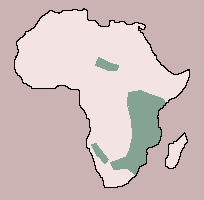 Range of Black Rhinoceros