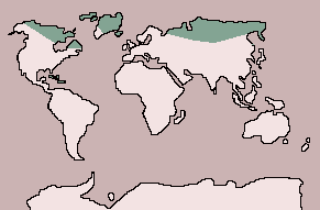 Range of Gyrfalcon